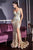 Ladivine CR844 - Emellished Prom Gown with Slit Evening Dresses