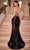 Ladivine CR875 - Lace-Up Back Strapless Prom Gown Evening Dresses