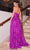 Ladivine CZ0027 - Ruffled A-Line Evening Dress Evening Dresses