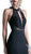 Ladivine - Halter Cutout Evening Dress CF102 Evening Dresses XS / Black