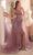 Ladivine J869 - Sequined One Shoulder Prom Gown Prom Dresses 6 / Dusty Lavender