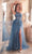 Ladivine J869 - Sequined One Shoulder Prom Gown Prom Dresses 6 / Dusty Lavender