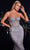 Ladivine J871 - Strapless Beaded Prom Gown Prom Dresses