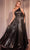 Ladivine J874 - One Shoulder Metallic Prom Dress Prom Dresses 6 / Graphite