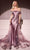 Ladivine J876 - Floral Off-Shoulder Evening Dress Prom Dresses