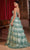 Ladivine KV1108 - Sweetheart Tiered Skirt Prom Gown Prom Dresses 6 / Sage