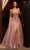 Ladivine KV1126 - Off-Shoulder Floral Applique Prom Gown Evening Dresses