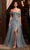 Ladivine KV1126 - Off-Shoulder Floral Applique Prom Gown Evening Dresses