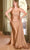 Ladivine PT004 - One Shoulder Draped Prom Gown Prom Dresses