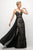 Ladivine UT254 - Deep Sweetheart Neckline and Overskirt Evening Dress Evening Dresses