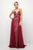 Ladivine UT254 - Deep Sweetheart Neckline and Overskirt Evening Dress Evening Dresses