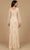 Lara Dresses 28955 - Beaded Lattice Deep V-Neck Formal Dress Mother of the Bride Dresses