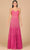 Lara Dresses 29033 - Beaded Lace-Up Back Prom Gown Prom Dresses 0 / Pink Ombre