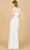 Lara Dresses 51183 - Fringe Embellished One-Sleeve Bridal Dress Bridal Dresses