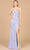 Lara Dresses 9939 - Faceted Glass Evening Dress Special Occasion Dress 0 / Periwinkle