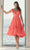 Ieena Duggal 49635 - V-Neck Ruched Dress