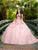 Lizluo Fiesta 56520 - Off-Shoulder Corset Bodice Ballgown Special Occasion Dress