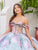 Lizluo Fiesta 56520 - Off-Shoulder Corset Bodice Ballgown Special Occasion Dress