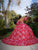 Lizluo Quince 26084 - Beaded Embroidered Strapless Ballgown Special Occasion Dress