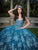 Lizluo Quince 26084 - Beaded Embroidered Strapless Ballgown Special Occasion Dress