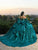 Lizluo Quince 26097 - Rhinestone Embellished Corset Bodice Ballgown Special Occasion Dress