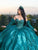 Lizluo Quince 26097 - Rhinestone Embellished Corset Bodice Ballgown Special Occasion Dress