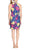 London Times T6321M - Halter Floral Printed Cocktail Dress Cocktail Dresses