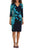 London Times T7062M - Floral Print Sheath Dress Special Occasion Dress