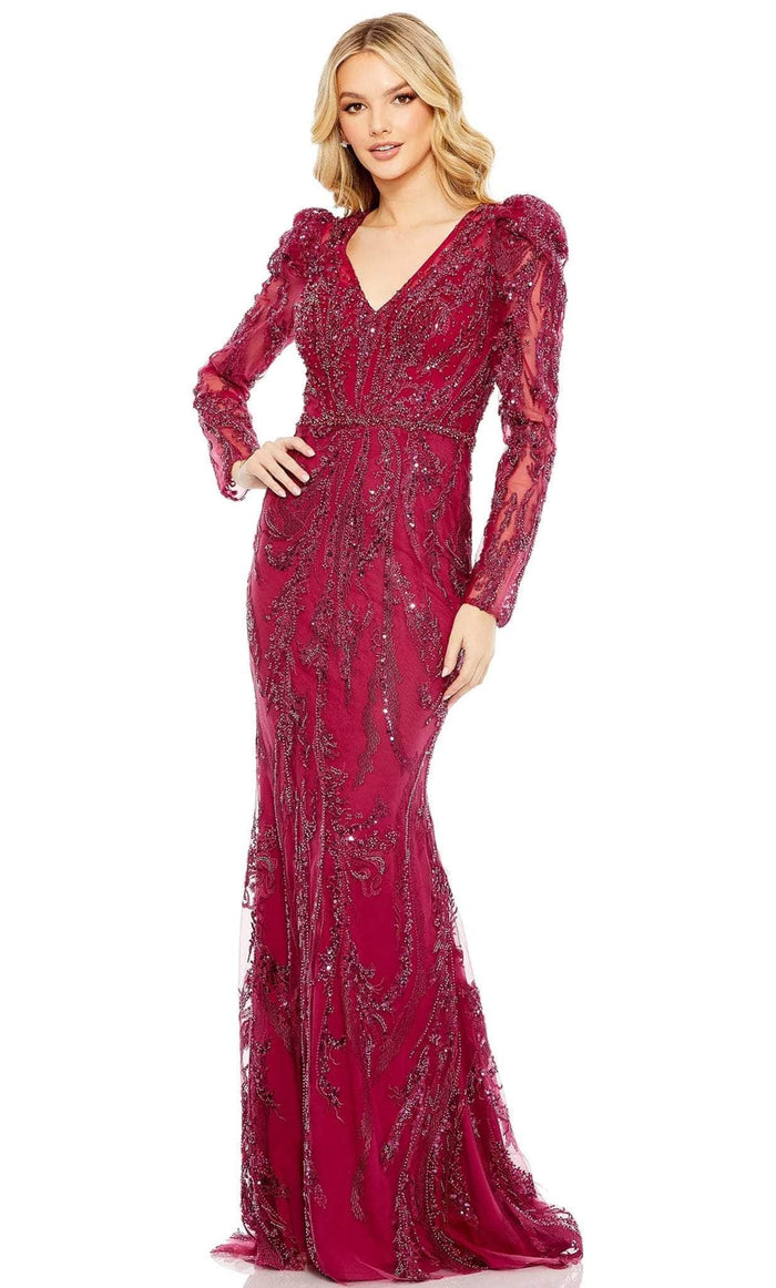 Mac Duggal 20349 - Evening Gown Evening Dresses 4 / Berry