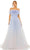 Mac Duggal 20557 - Feathered Strapless Ballgown Ball Gowns 0 / Blue Ombre