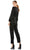 Mac Duggal 2647 - Ruched Waist Plunging V-Neck Jumpsuit Formal Pantsuits