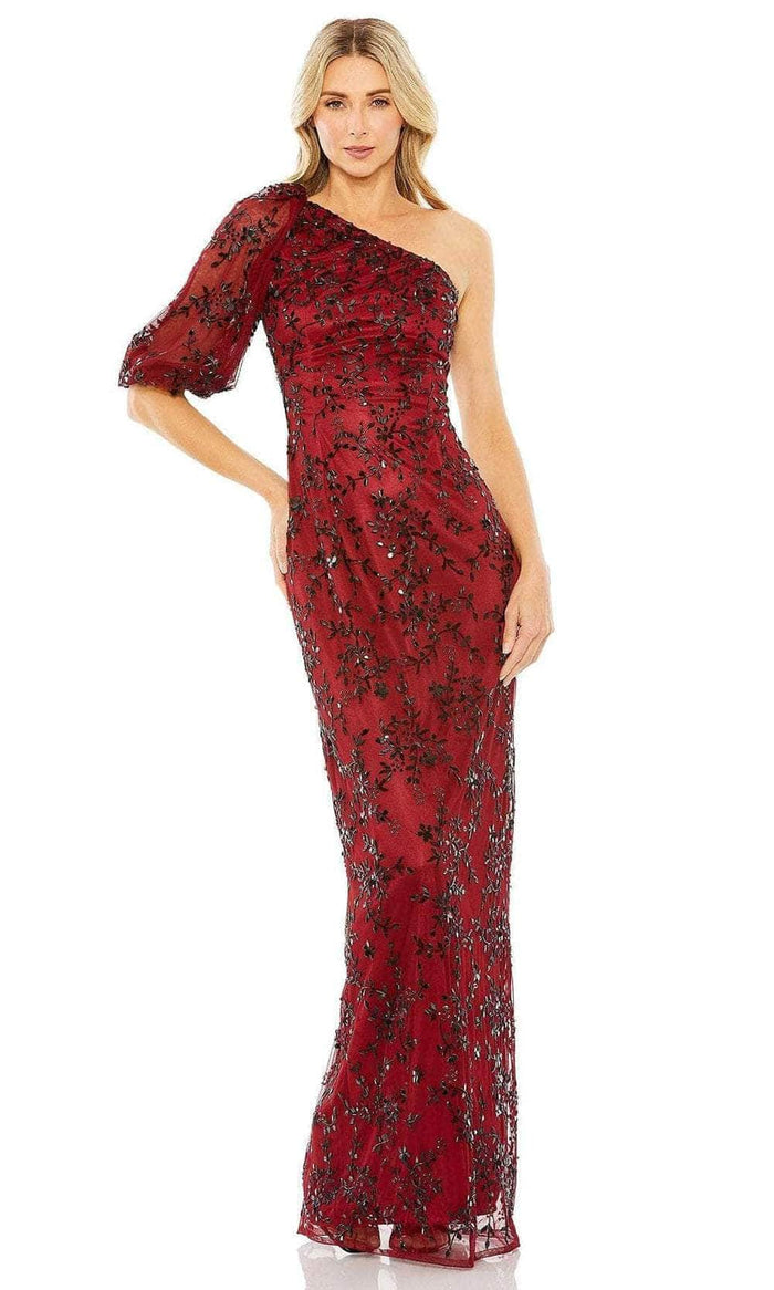 Mac Duggal 5912 - Sheath Evening Dress Evening Dresses 2 / Midnight