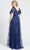 Mac Duggal - 67435 Embellished V Neck A-Line Gown Mother of the Bride Dresses