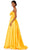 Mac Duggal 67995 - Strapless Bow Accent Prom Gown Prom Dresses 8 / Marigold