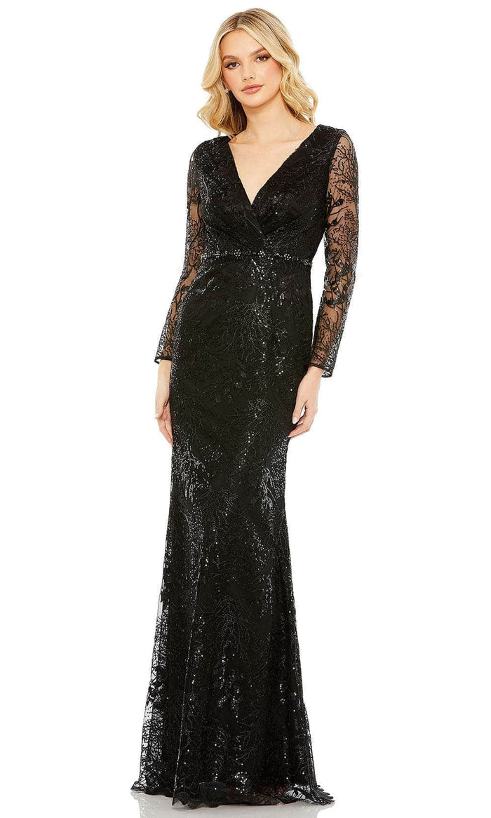 Mac Duggal 68016 - Embellished Gown Evening Dresses 2 / Black