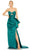 Mac Duggal 68450 - Cutout Prom Gown Prom Dresses 0 / Teal