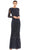 Mac Duggal 93626 - Long Sleeve Evening Dress Mother of the Bride Dresses 4 / Midnight