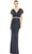 Mac Duggal 93678 - Beaded Evening Gown Mother of the Bride Dresses 2 / Midnight