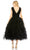 Mac Duggal A20411 - Ruffled Skirt Plunging Evening Dress Evening Dresses