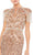 Mac Duggal - Bedazzled Cap Sleeve Evening Gown 5452 - 1 pc Copper in Size 12 Available Formal Gowns 12 / Copper