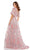 Mac Duggal - Flutter Sleeve A-Line Formal Gown 20262 - 1 pc Pink In Size 16 Available Formal Gowns 16 / Pink