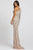 Mac Duggal Prom 4982M - Embellished One Shoulder Prom Gown Prom Dresses 10 / Rose/Gold