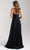 Madison James - 20-359 Surplice Style Bodice Sleeveless Dress Prom Dresses 6 / Black