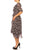 Maison Tara 91673M - V-Neck Tea-Length Casual Dress Special Occasion Dress