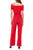 Marina 268506 - Short Sleeve Tie Waist Jumpsuit Special Occasion Dress