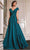 Marsoni by Colors - M251 V Neck Off Shoulder A-Line Gown Mother of the Bride Dresses