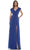 Marsoni by Colors - M251 V Neck Off Shoulder A-Line Gown Mother of the Bride Dresses