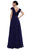 Marsoni by Colors - M251 V Neck Off Shoulder A-Line Gown Mother of the Bride Dresses