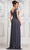 Marsoni by Colors M324 - Cap Sleeve Ruched Evening Dress Special Occasion Dress