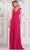 Marsoni by Colors M324 - Cap Sleeve Ruched Evening Dress Special Occasion Dress 6 / Magenta